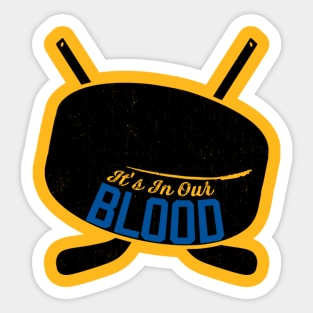 Bleed Blue Sticker